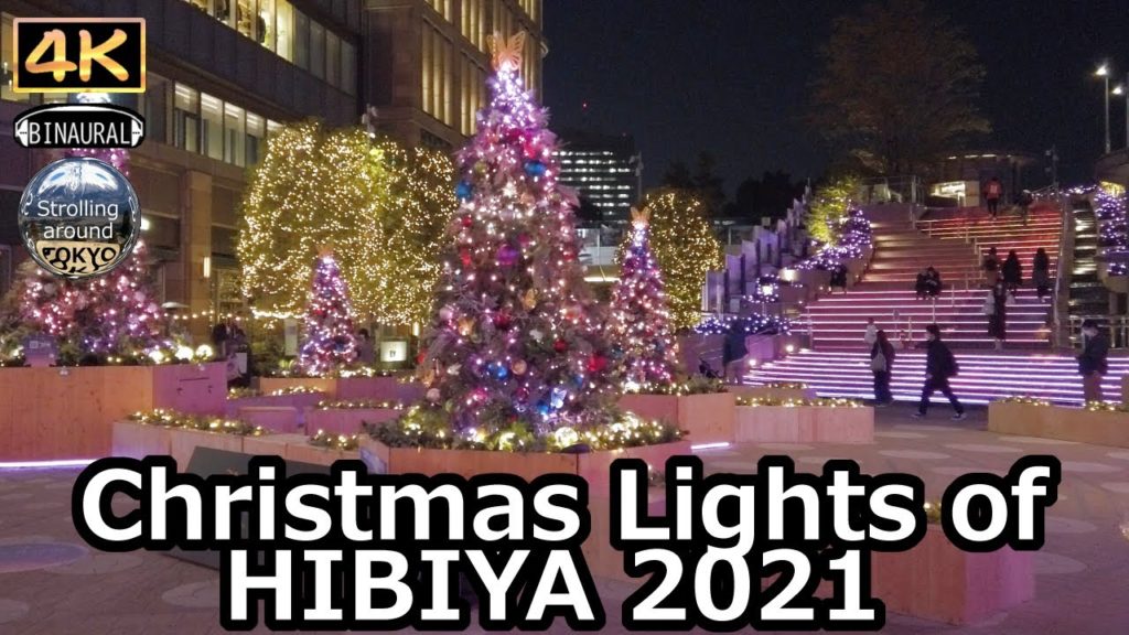 Christmas Lights of HIBIYA 2021 - 4K Tokyo Japan