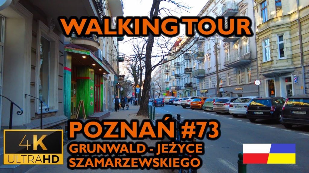 ⁴ᴷ⁶⁰ Poznan/Poland Walking Tour - #73 - Grunwald-Jezyce Walk (March 2022) [4K]