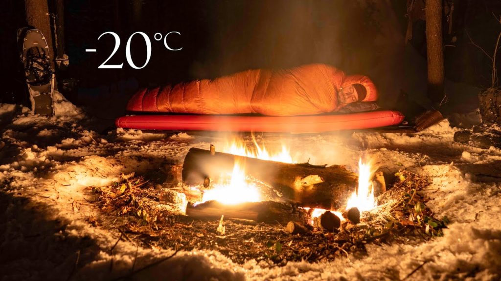 3 Days Solo Winter Camping – deep snow, no tent, below -20°C 3 Days Solo Winter Camping - deep snow, no tent, below -20°C