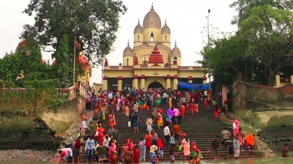 Dakshineswar Kali Temple from Ganga river Dakshineswar Kali Temple from Ganga river