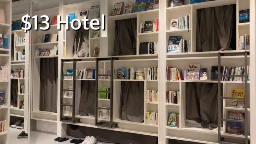 Library-ish Capsule Hotel in Osaka, Japan - BOOK AND BED TOKYO