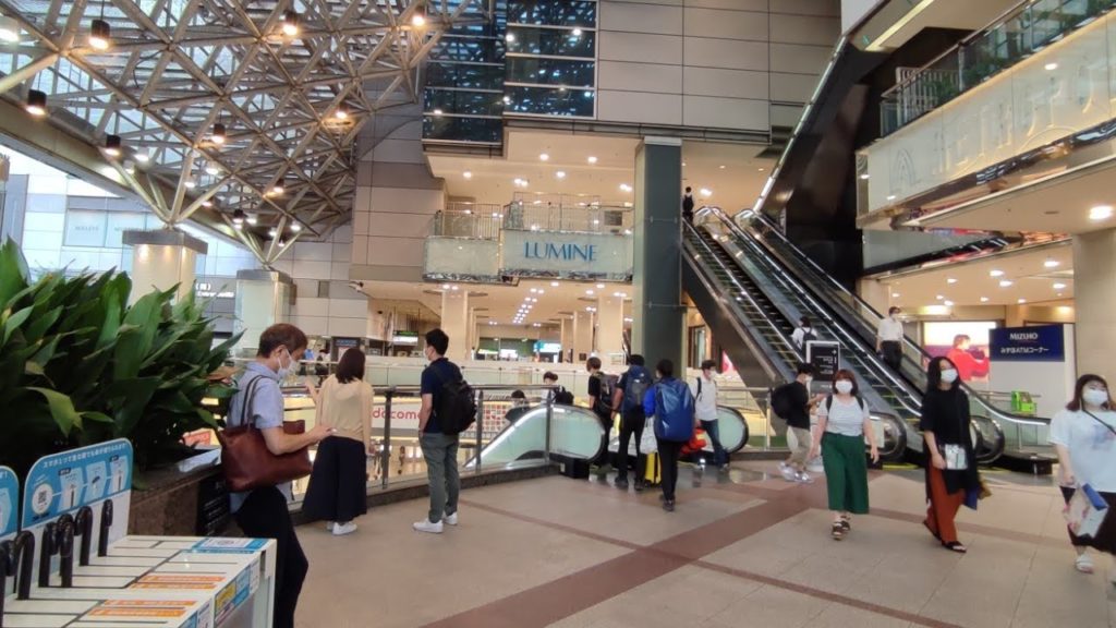 Walking traveler. [4K] Walking tour in Japan.  Lumine shopping mall,Ikebukuro, Tokyo.  জাপান ভ্রমণ।