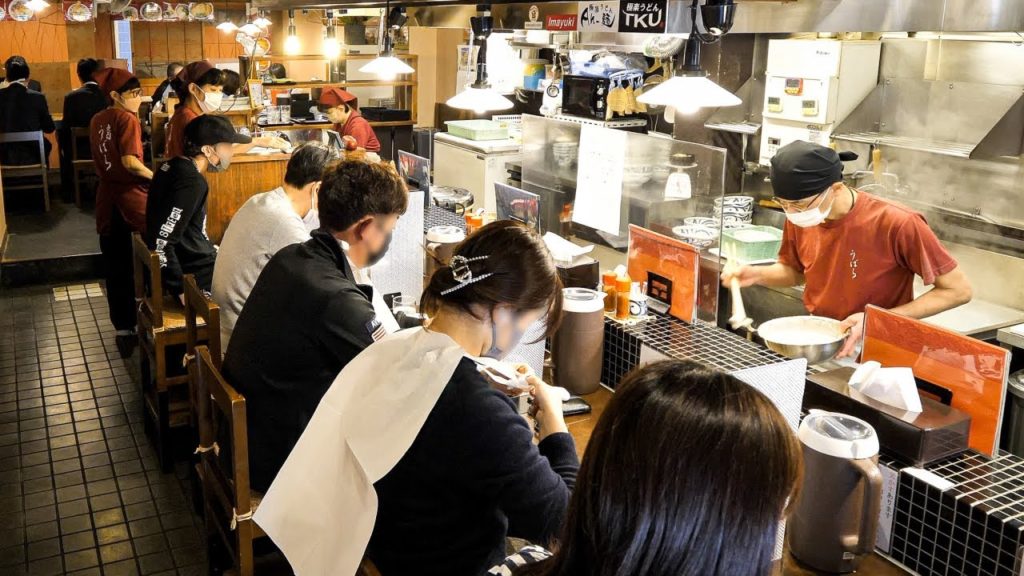驚愕の天ぷら注文さばき！行列ができるうどん屋を営むスゴ腕料理人の１日丨Tempura and Udon Restaurant : Amazing Osaka Foods