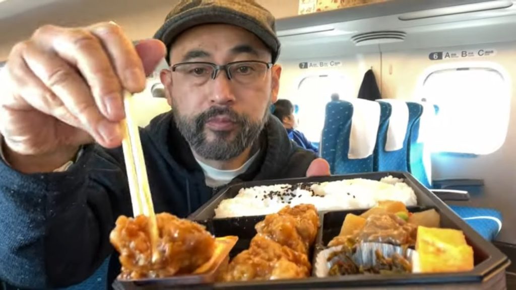 Ekiben on the Shinkansen to Hiroshima Ekiben on the Shinkansen to Hiroshima