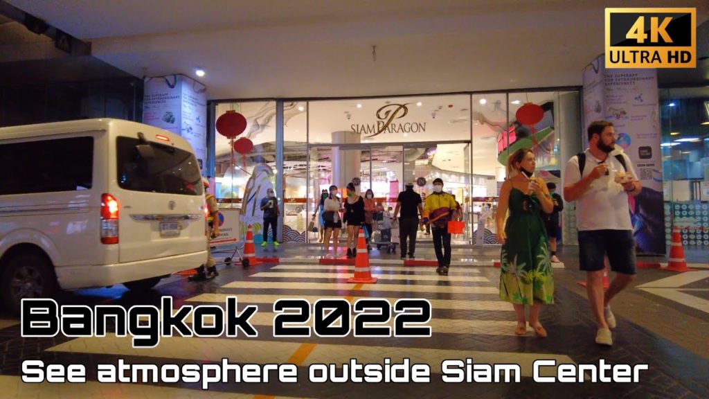 🇹🇭Bangkok walk / street walk at Siam evening time / virtual tour 4K 🇹🇭Bangkok walk / street walk at Siam evening time / virtual tour 4K