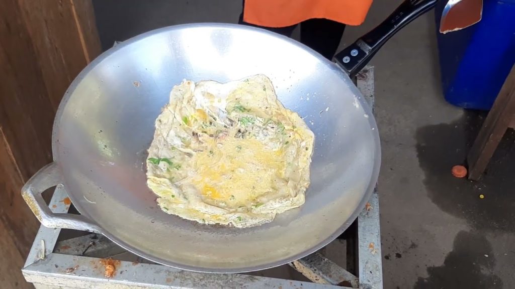 Fried Clams Street food Thailand.