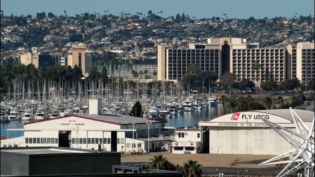 San Diego California -  Downtown, Marina, Airport Cam LIVE