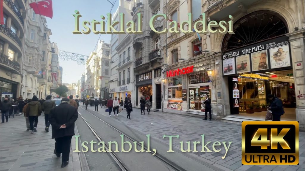 [4K ISTANBUL] Istanbul Istiklal Street Walking Tour | Istanbul, Turkey | UltraHD 60fps