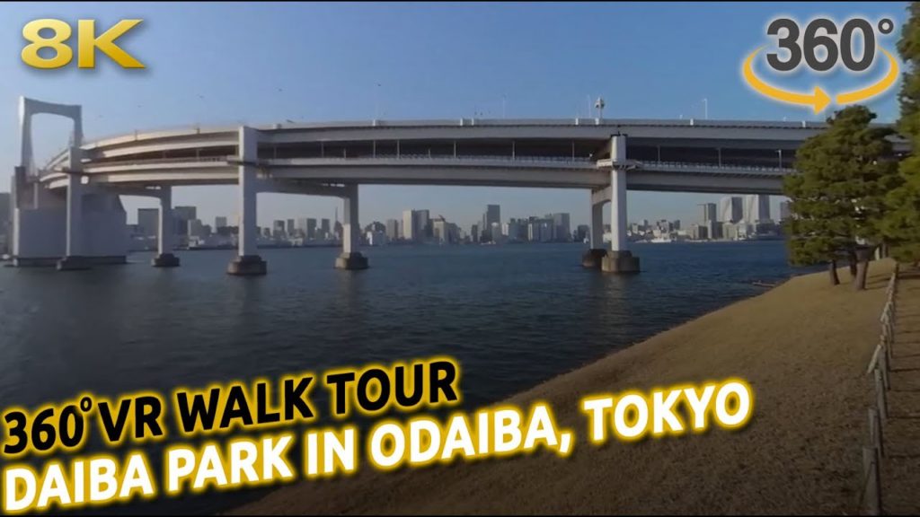TOKYO BAY DAIBA PARK VR Tour, Japan [8K 360 ASMR]