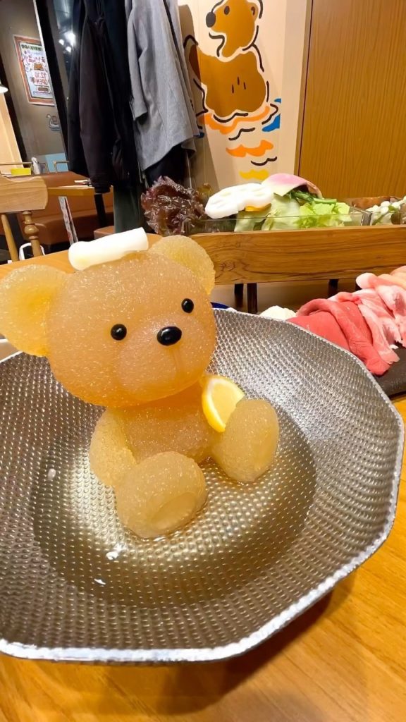 Hotpot for one please, but make it kawaii! 
At Hokkaido Menkoi Nabe Kumachan O...