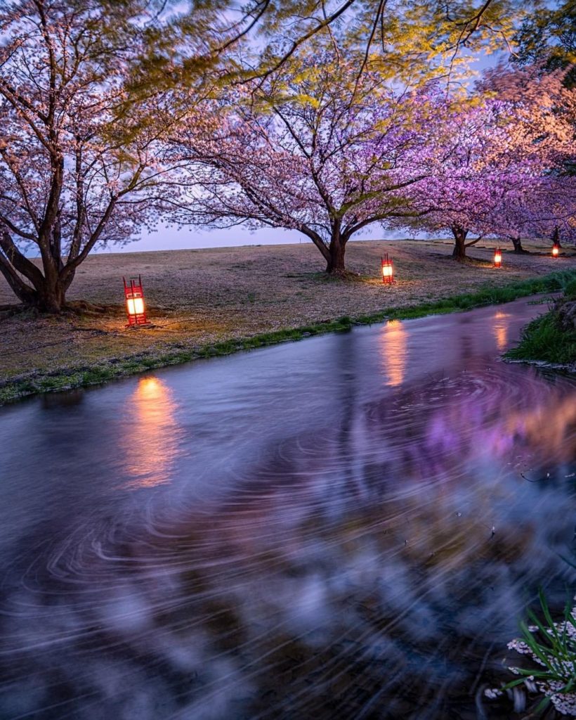 Isn't the emotion of the motion beautiful? 
Residing next to the Kamanashi river...