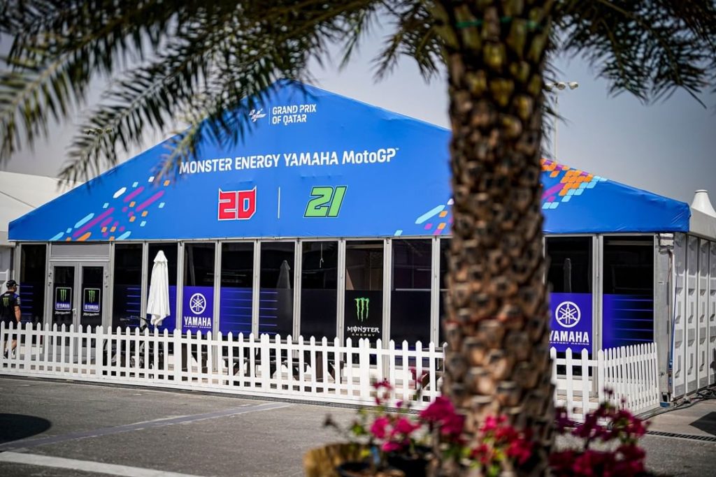 It's race day! 

Camp Monster Energy Yamaha MotoGP is buzzing with excitement 

...