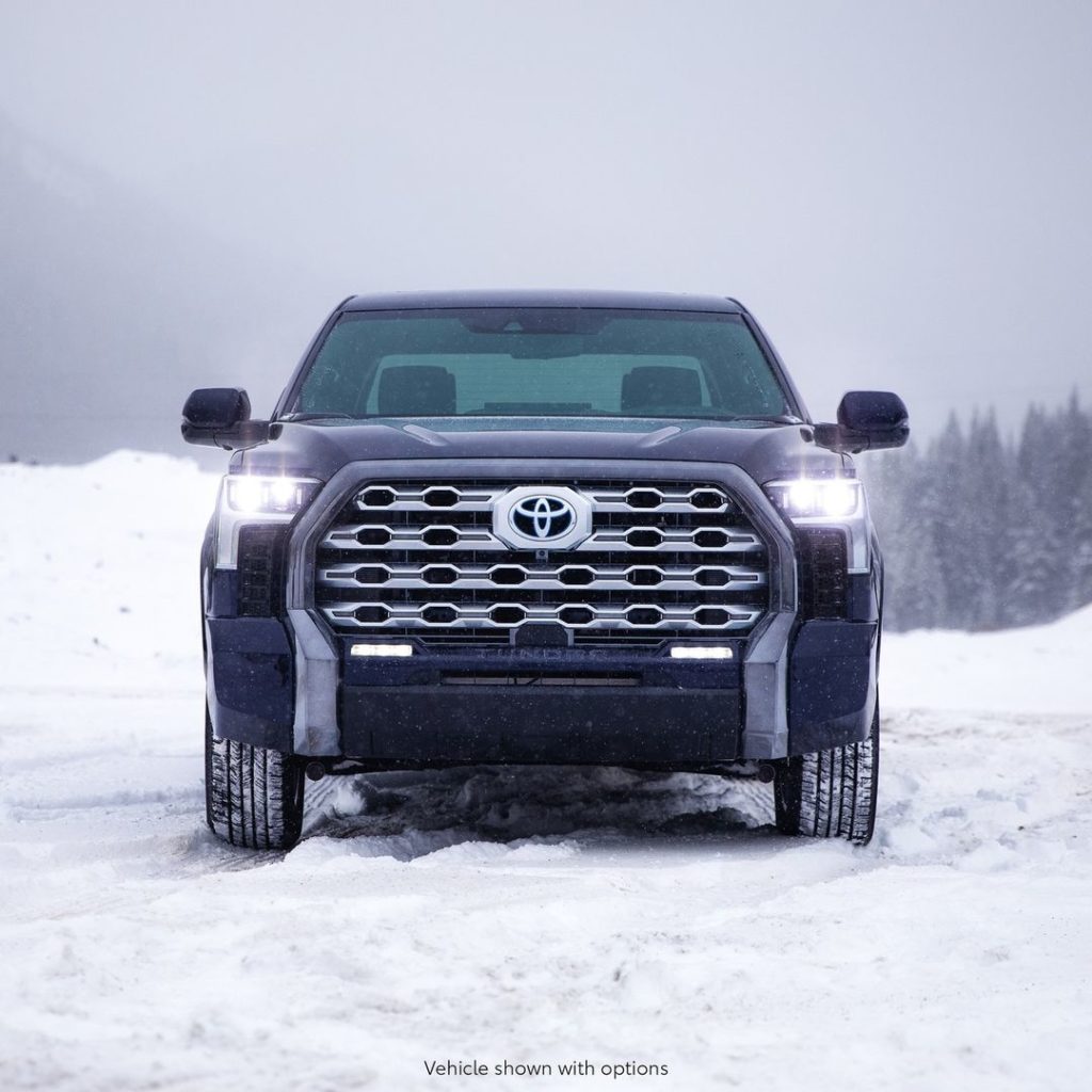 A machine that can handle the tundra. The all-new 2022 #Tundra. #LetsGoPlaces...