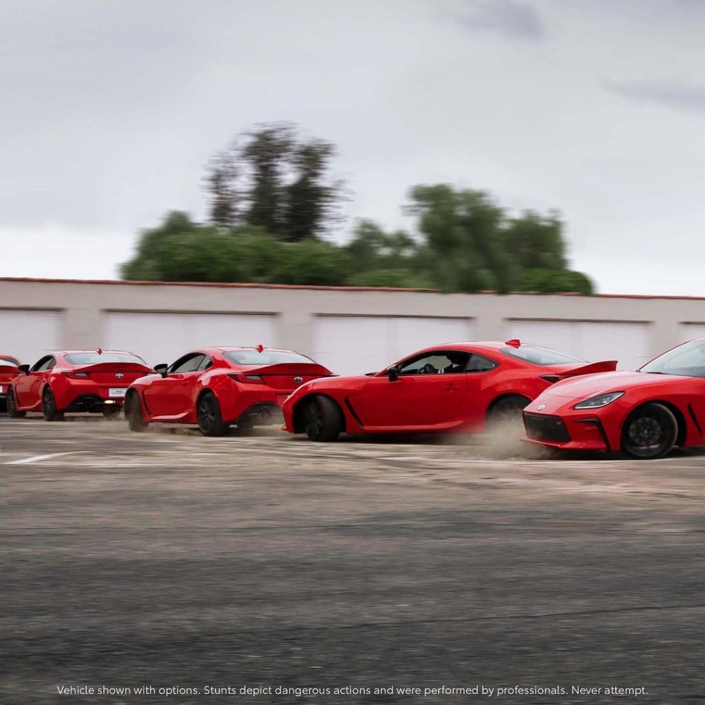 Swipe  to see what the all-new 2022 #GR86 can do when you master the drive. #Let...