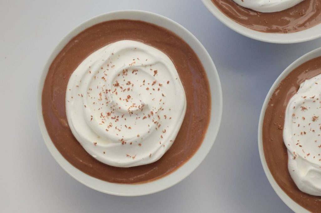 Traditional mousse usually involves eggs, butter, heavy cream or cream of tartar...