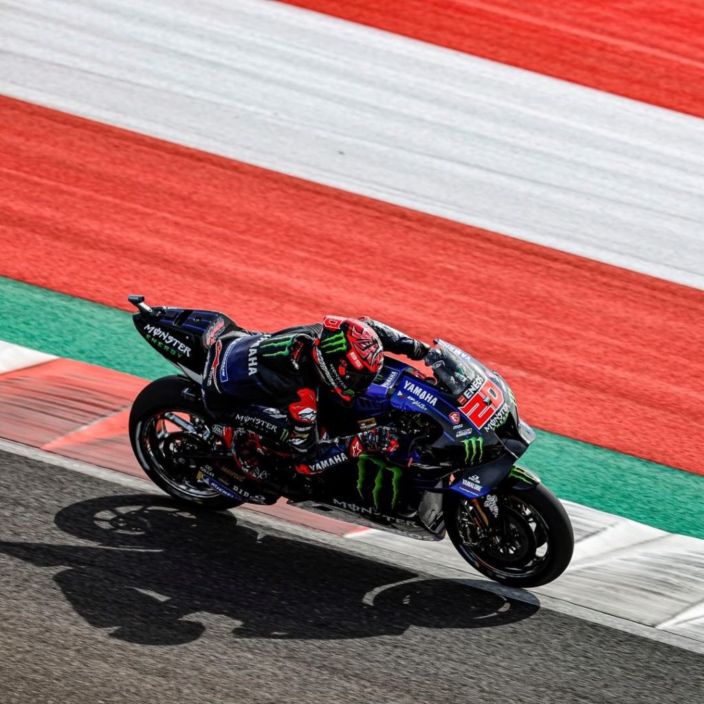 @fabioquartararo20, Indonesian GP Combined FP1 + FP2 Result - P1:

"In the afte...
