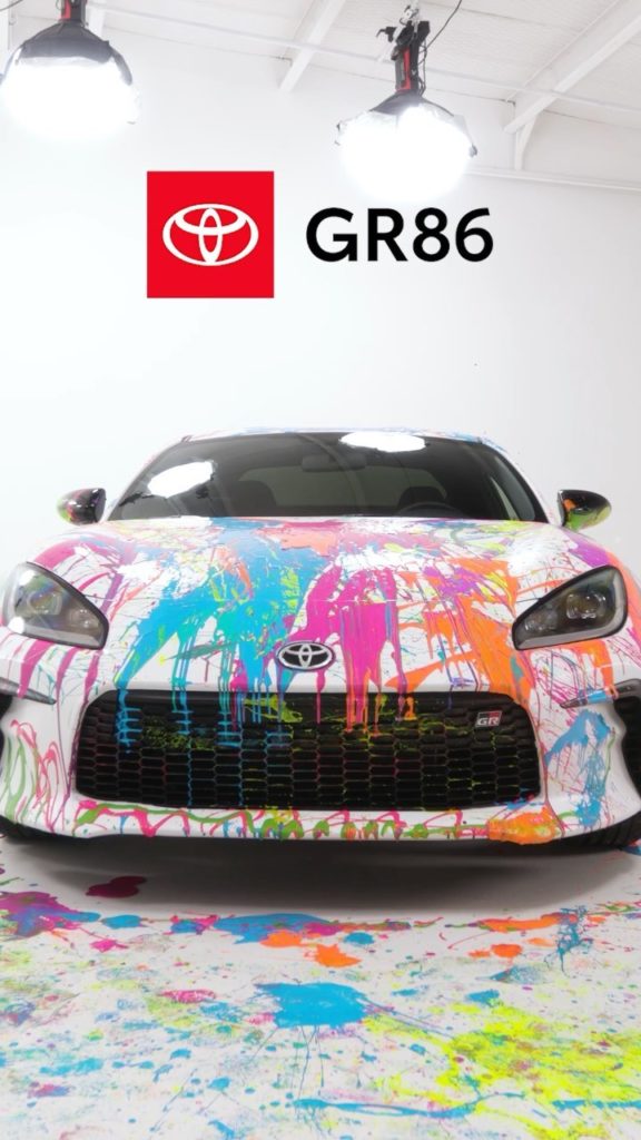 Turning sounds into color. What color would you paint the GR86?  #GR86 #LetsGoP...