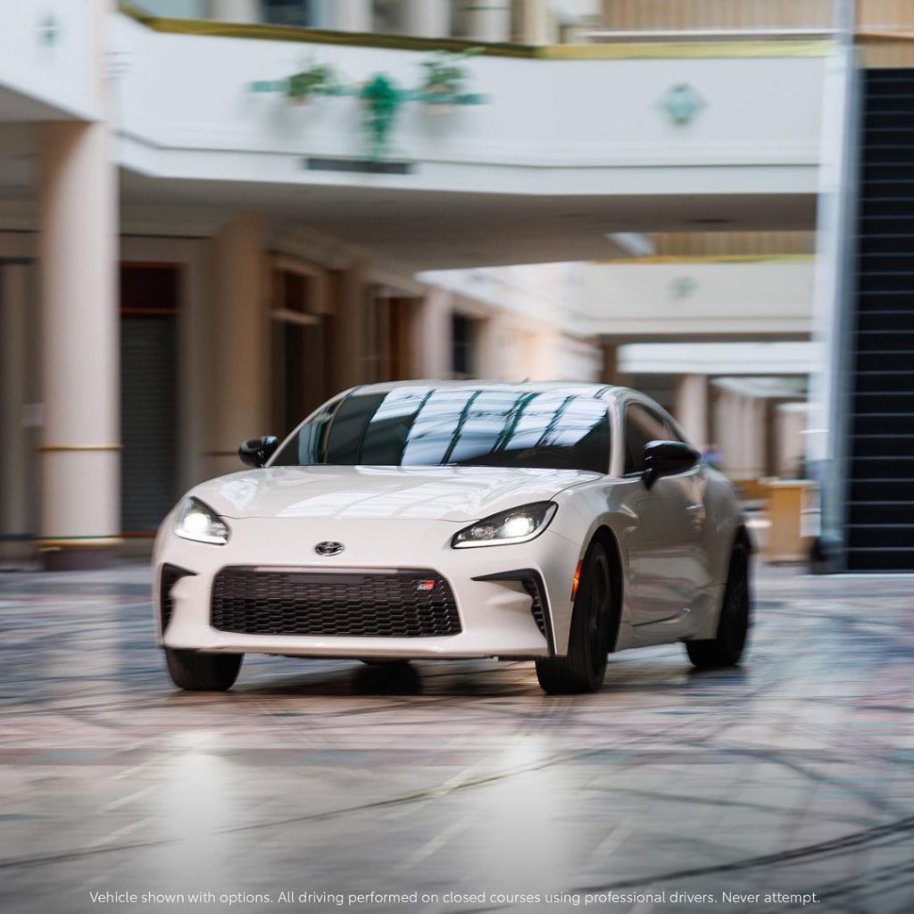 Please do not attempt this at your local abandoned mall. #GR86 #LetsGoPlaces...