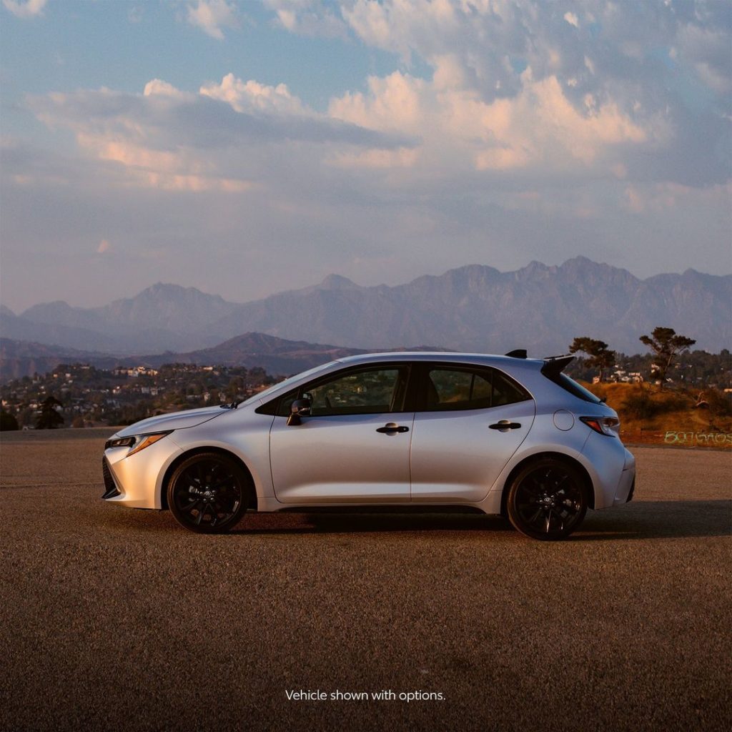 Ready to speed up your pulse? #Corolla Hatchback Nightshade #LetsGoPlaces...