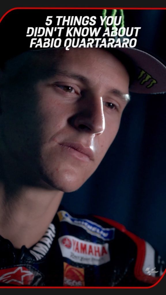 A few secrets about #MotoGP World Champion @fabioquartararo20 that you might not...