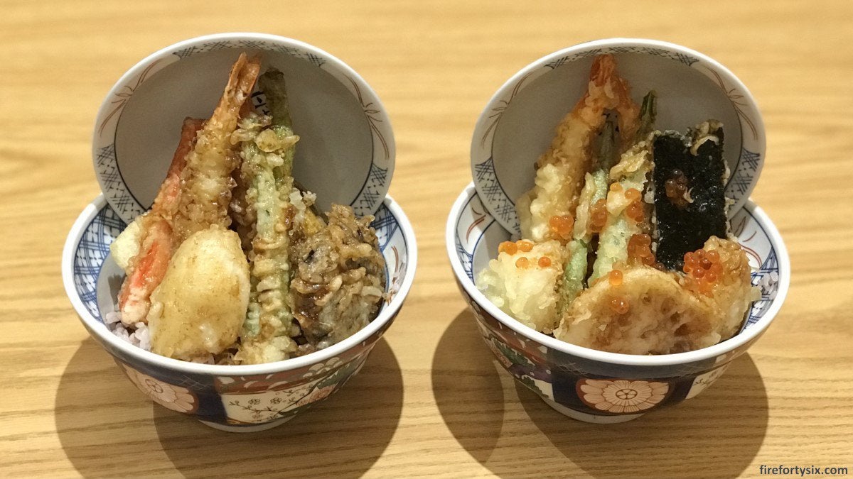 Finding decent tempura in Singapore at Tendon Kohaku Alo Japan