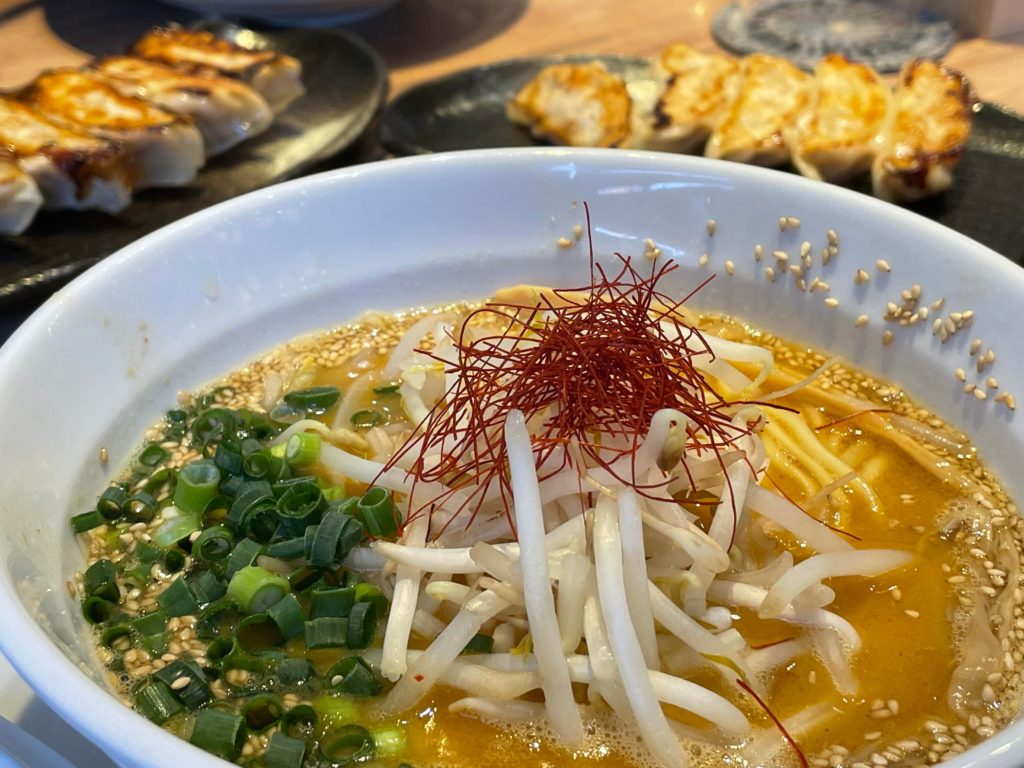 Spicy 🌶 miso ramen 🍜 from our favorite ramen place, Torijin Ramen at the Rycom mall.