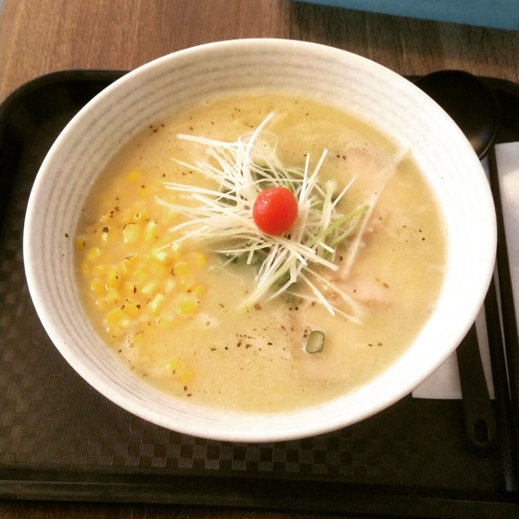 Tori Paitan Ramen in a small Ramen restaurant in my city in Germany. Until very few years ago there was no such restaurant available here and I am happy to have found this place. Unfortunately I have not been to Japan yet, so I can not compare but it tasted delicious. Tori Paitan Ramen in a small Ramen restaurant in my city in Germany. Until very few years ago there was no such restaurant available here and I am happy to have found this place. Unfortunately I have not been to Japan yet, so I can not compare but it tasted delicious.