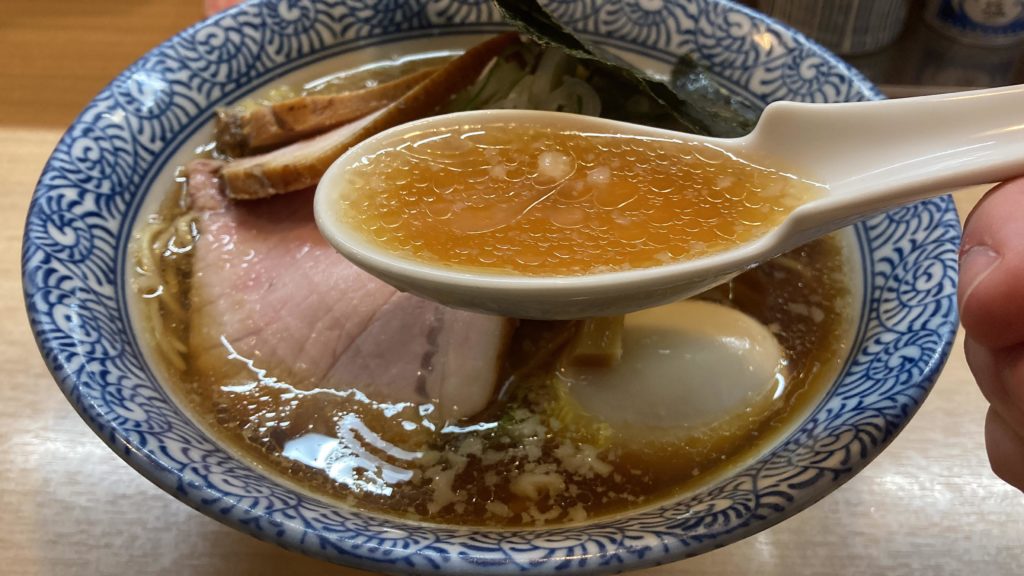 The golden scoop at Chukasoba Takano (Tokyo)