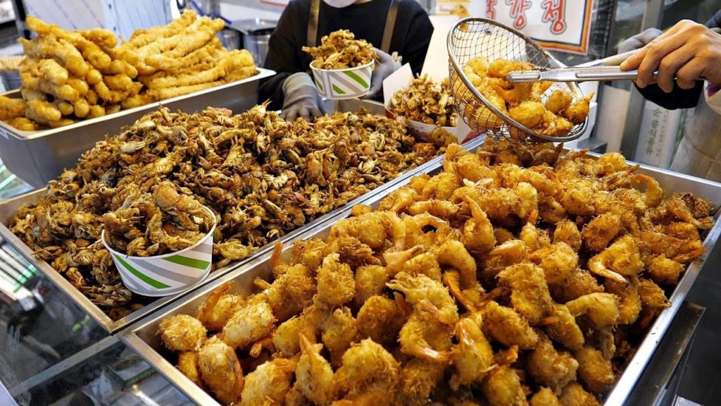 오픈 한달만에 초대박! 줄서서 먹는 코코넛새우, 베이비크랩, 닭강정집 / Fried Baby Crab, shrimp, Chicken / Korean Street Food 오픈 한달만에 초대박! 줄서서 먹는 코코넛새우, 베이비크랩, 닭강정집 / Fried Baby Crab, shrimp, Chicken / Korean Street Food