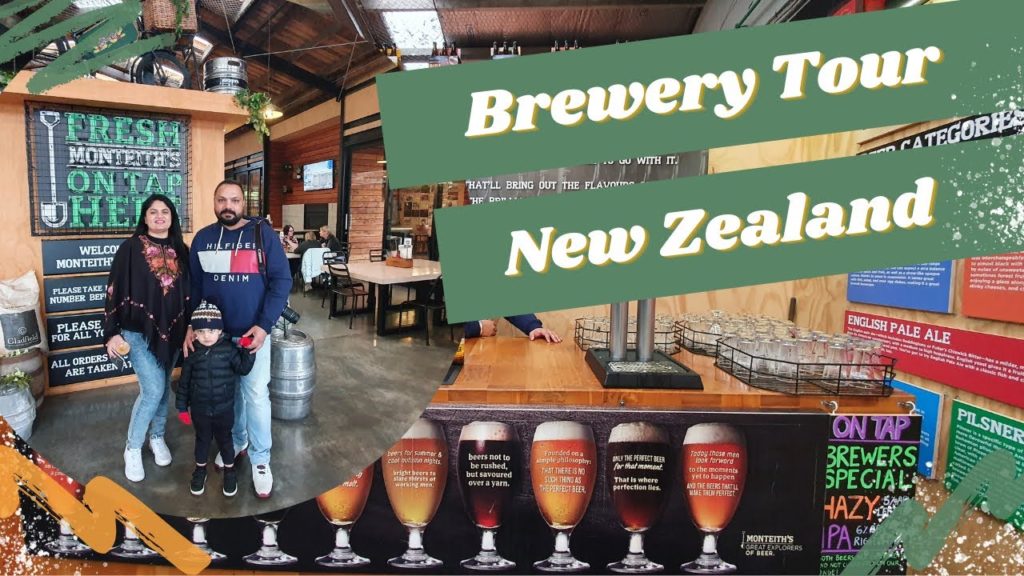 New Zealand Brewery Tour 🍻 Beer Tasting 🍺 Monteith's Brewery Greymouth 🚘 Punjabi Vlog New Zealand