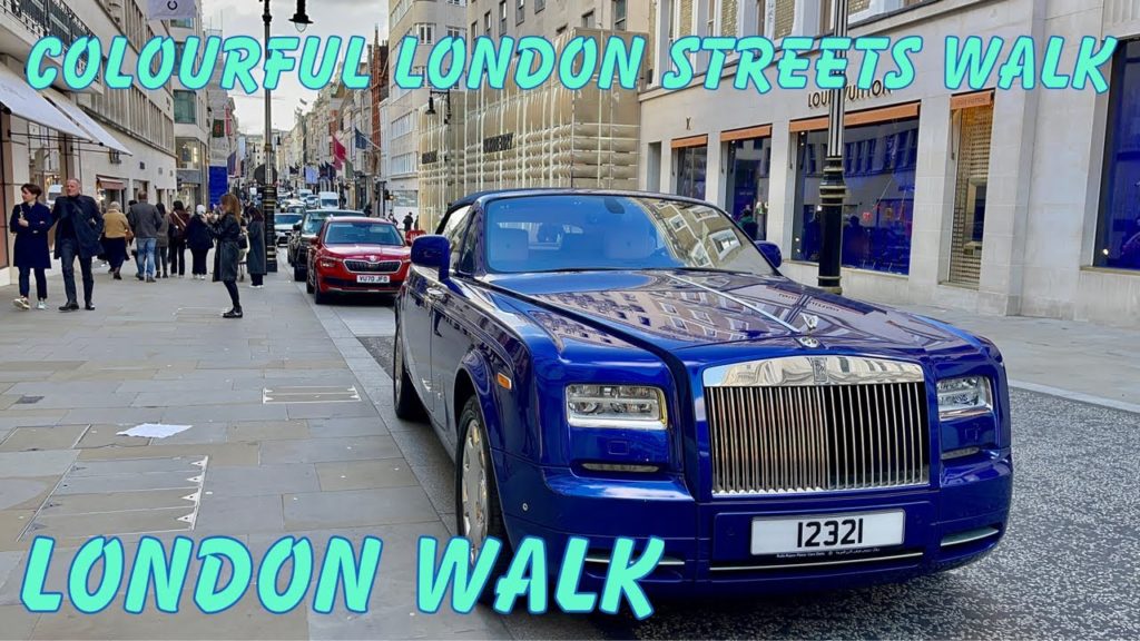 London Walk, Sunny Wednesday Afternoon 4pm, Latest Action from Central - 4k 2022