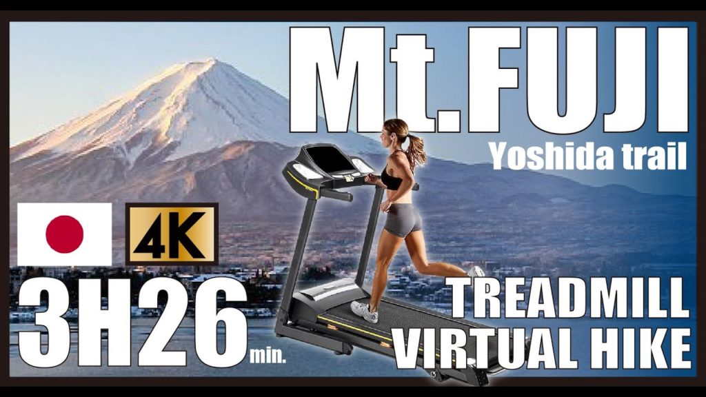 【TreadmillVirtual Run】Mt.FUJI JAPAN, Yoshida trail HikingVirtual hike#Hiking #Mt.FUJI #Discoverjapan