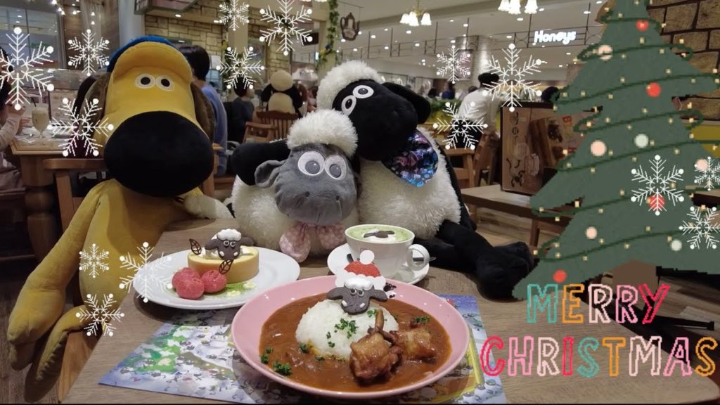 Japan Walk Tour 【Limited for Christmas / Shaun the Sheep Farm Cafe】Akaike-cho, Nisshin-shi, Aichi