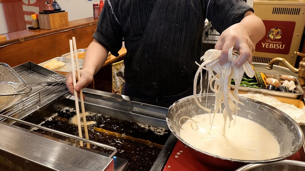 고대 앞 텐동장인 / korean fried food master / korean street food
