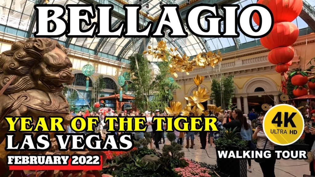 Bellagio Las Vegas Floral Conservatory Walking Tour 2022 [4K]