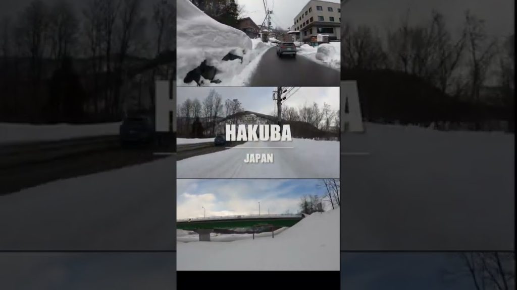 【Virtual tour】Hakuba Nagano Ski resort in Japan! #hakuba #virtualtour #shorts