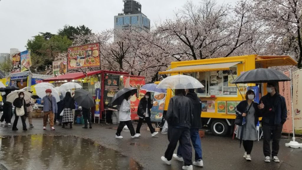 [4K] JAPAN WALK - Shizuoka Festival in the Rain (静岡祭り) | April 3, 2022