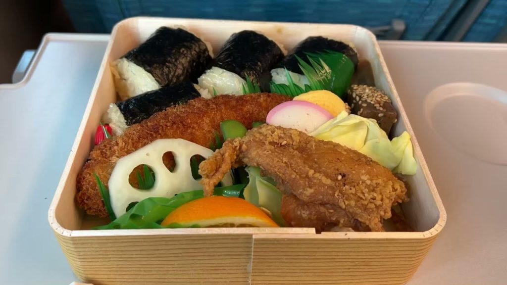 Ekiben BENTO Lunch on the SHINKANSEN Bullet Train Ekiben BENTO Lunch on the SHINKANSEN Bullet Train