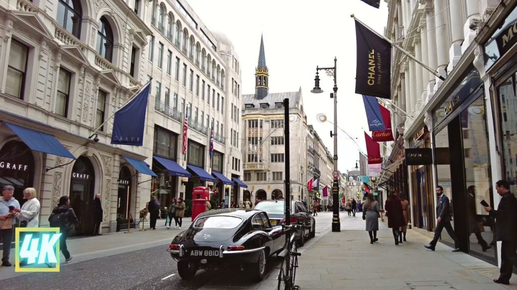Oxford Street | City of London Walking Tour | November 2021 4K UHD 60 fps