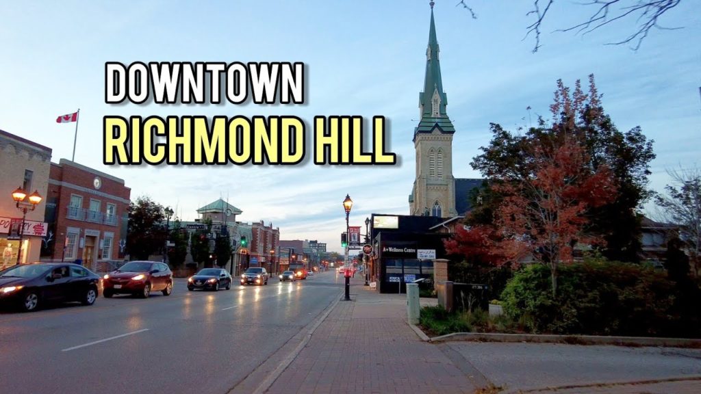 Downtown Richmond Hill Walking Tour October 2021 Canada