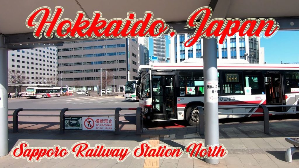 Walking in Hokkaido, Japan. Sapporo Railway Station North. ORANGE ua