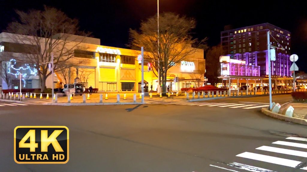 Hokkaido Tomakomai(苫小牧)night walk|Japan Walking Tour 【4KHDR】 Hokkaido Tomakomai(苫小牧)night walk|Japan Walking Tour 【4KHDR】