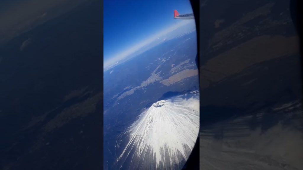 Flying Over Mount Fuji ❤ #new #shorts #foryou