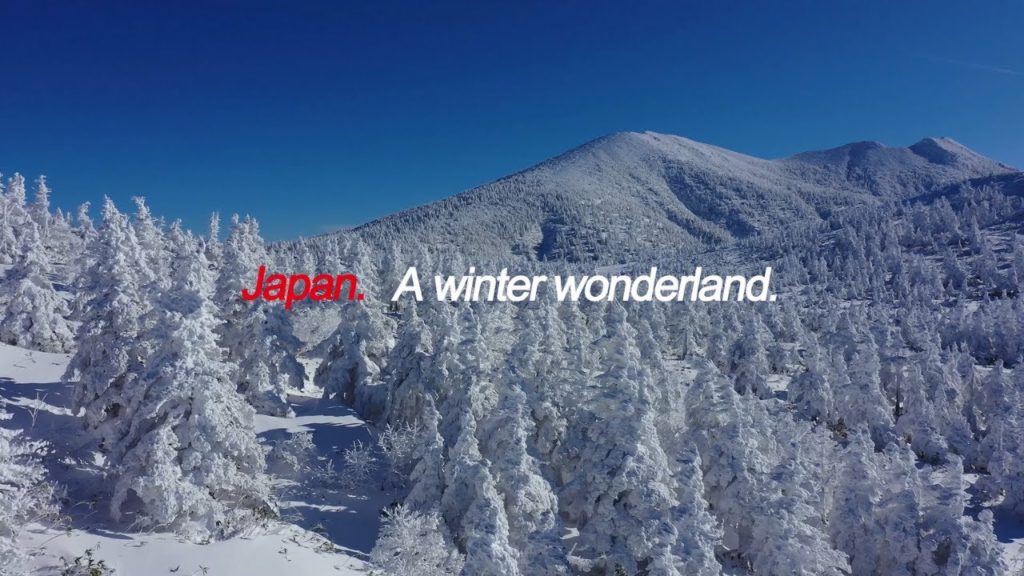 Japan. A winter wonderland.