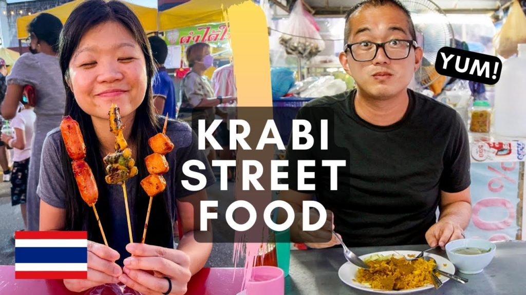 KRABI TOWN NIGHT MARKETS | THAI STREET FOOD at Black Crab, Walking Street, and more!