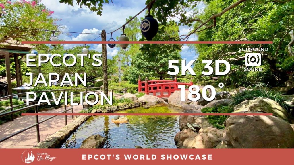 Epcot's Japan Pavilion (5K 3D 180° VR)