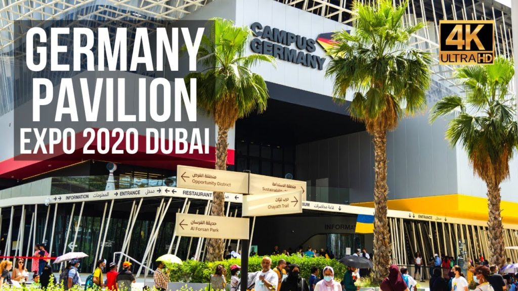 [4K] AMAZING SWING IN GERMANY PAVILION EXPO 2020 DUBAI | WALK TOUR IN BEST PAVILION AND LONG QUEUING