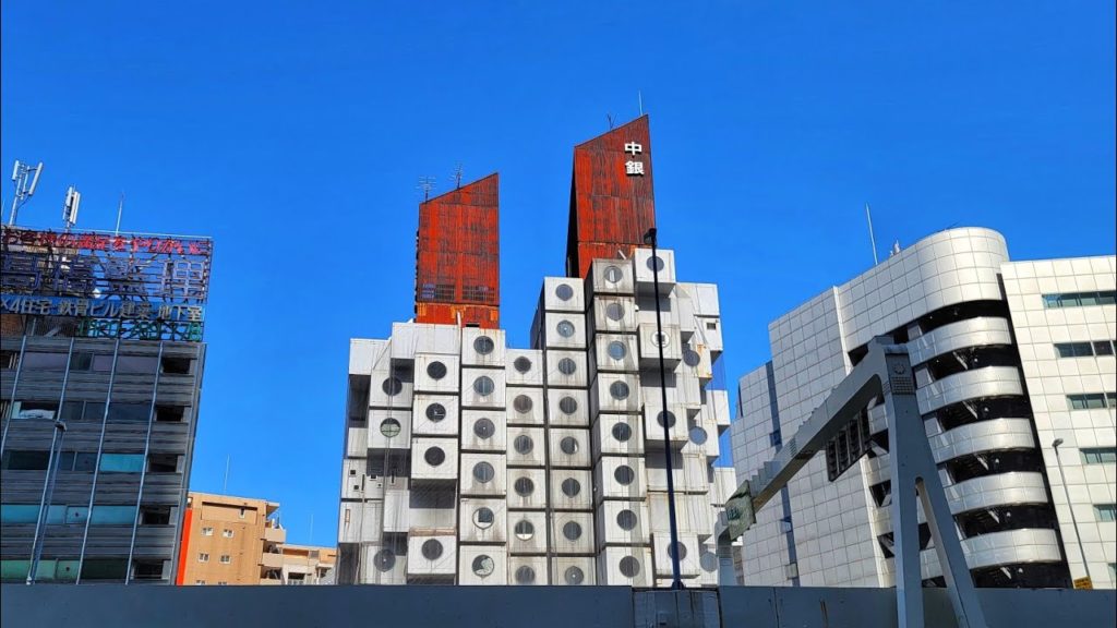 Live Tokyo Weekend Walk - Roppongi to Tokyo Station. Bye Bye Nakagin Capsule Tower