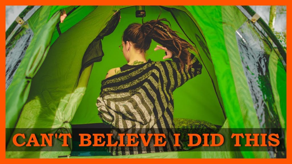 Solo GIRL Camping in RAIN Forest | Tent | Car | Summer Vibes | ASMR [ Sounds of Camping ]