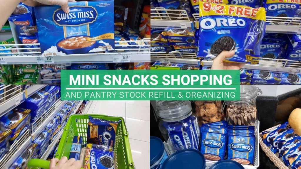 MINI SNACKS SHOPPING and ASMR Pantry Stock Refill & Organizing MINI SNACKS SHOPPING and ASMR Pantry Stock Refill & Organizing